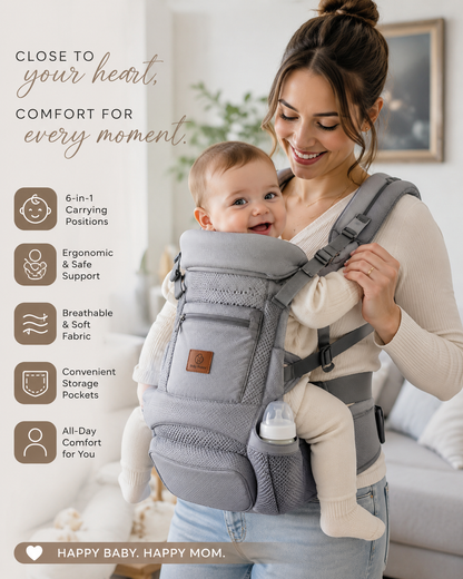 CuddleCarry™ 6-in-1 Baby Carrier