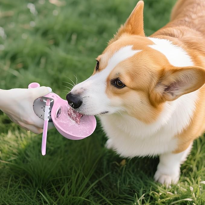 PawHydrate™ 2-in-1 Travel Dog Water Bottle